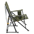 Heavy-Duty Freestyle Kickback Rocker - Choice 345 - Heavy-Duty Kickback Rocker with Beverage Holder Detail