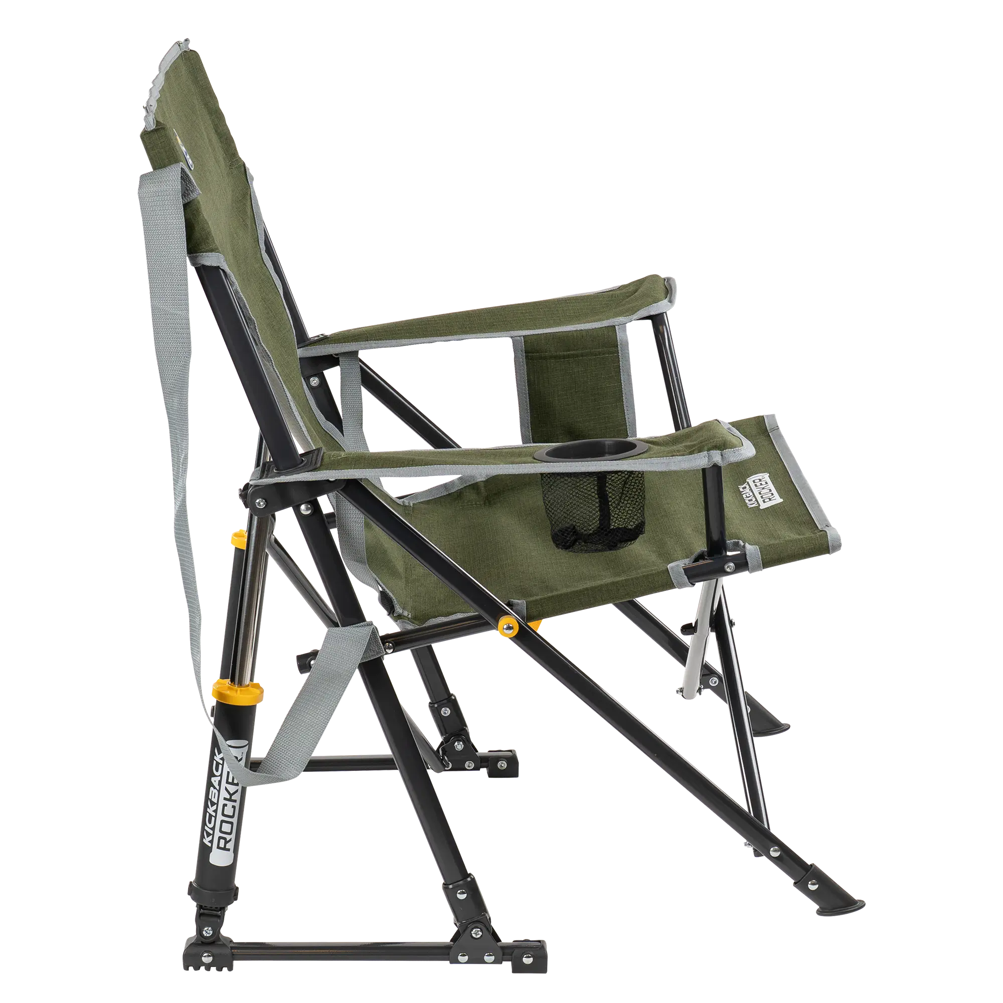 Heavy-Duty Freestyle Kickback Rocker - Choice 345 - Heavy-Duty Kickback Rocker with Beverage Holder Detail
