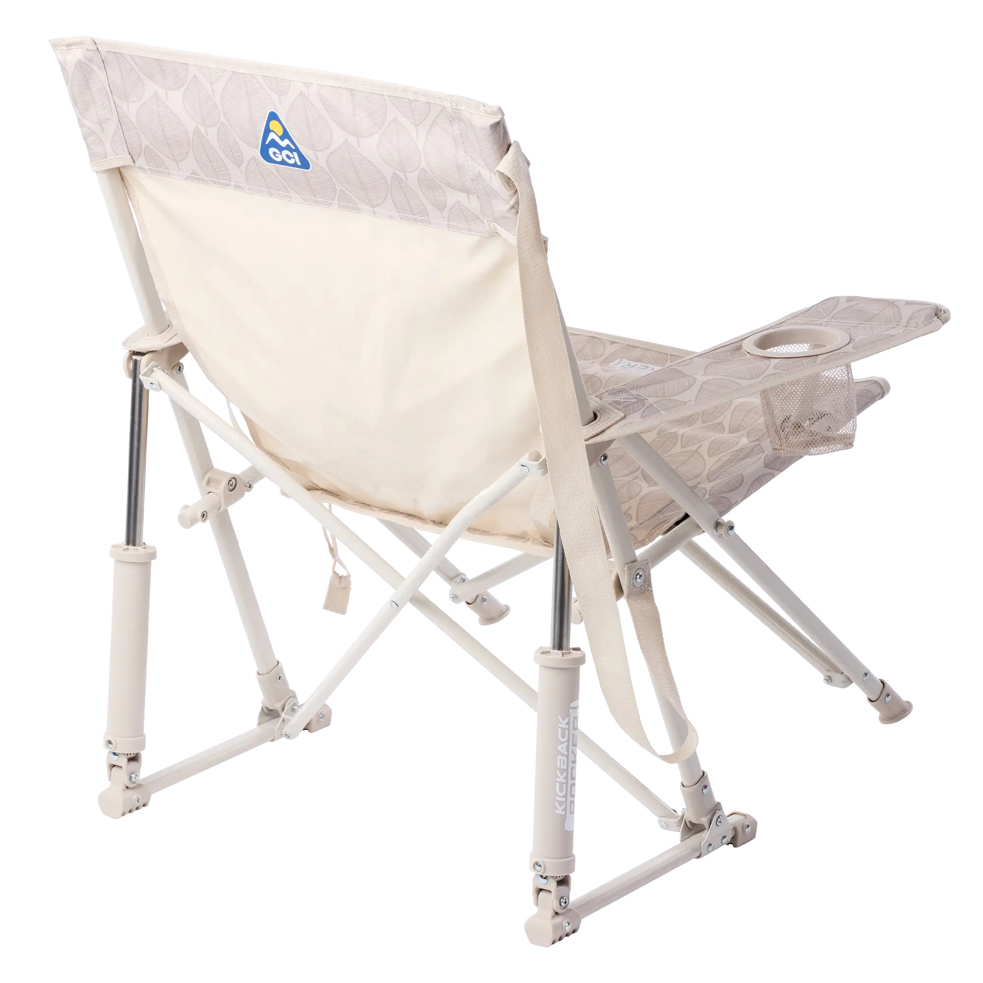 Heavy-Duty Freestyle Kickback Rocker - Choice 345 - Heavy-Duty Kickback Rocker with Beverage Holder Detail