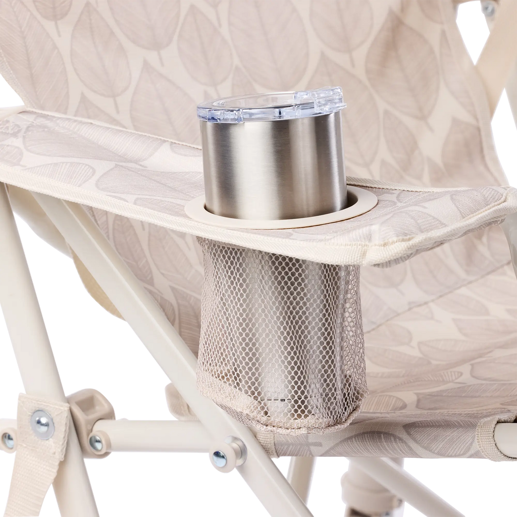 Heavy-Duty Freestyle Kickback Rocker - Choice 345 - Heavy-Duty Kickback Rocker with Beverage Holder Detail