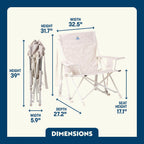 Heavy-Duty Freestyle Kickback Rocker - Choice 345 - Heavy-Duty Kickback Rocker with Beverage Holder Detail