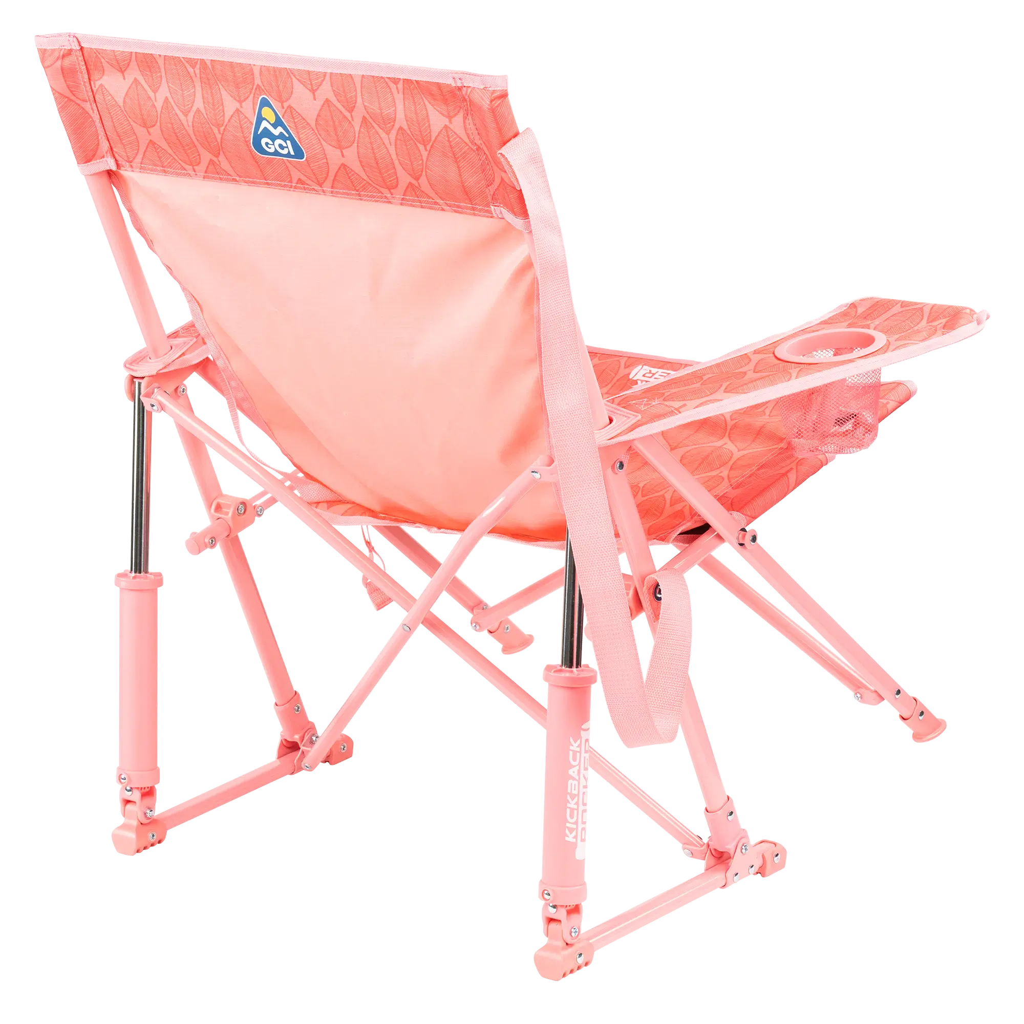 Heavy-Duty Freestyle Kickback Rocker - Choice 345 - Heavy-Duty Kickback Rocker with Beverage Holder Detail