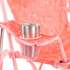 Heavy-Duty Freestyle Kickback Rocker - Choice 345 - Heavy-Duty Kickback Rocker with Beverage Holder Detail