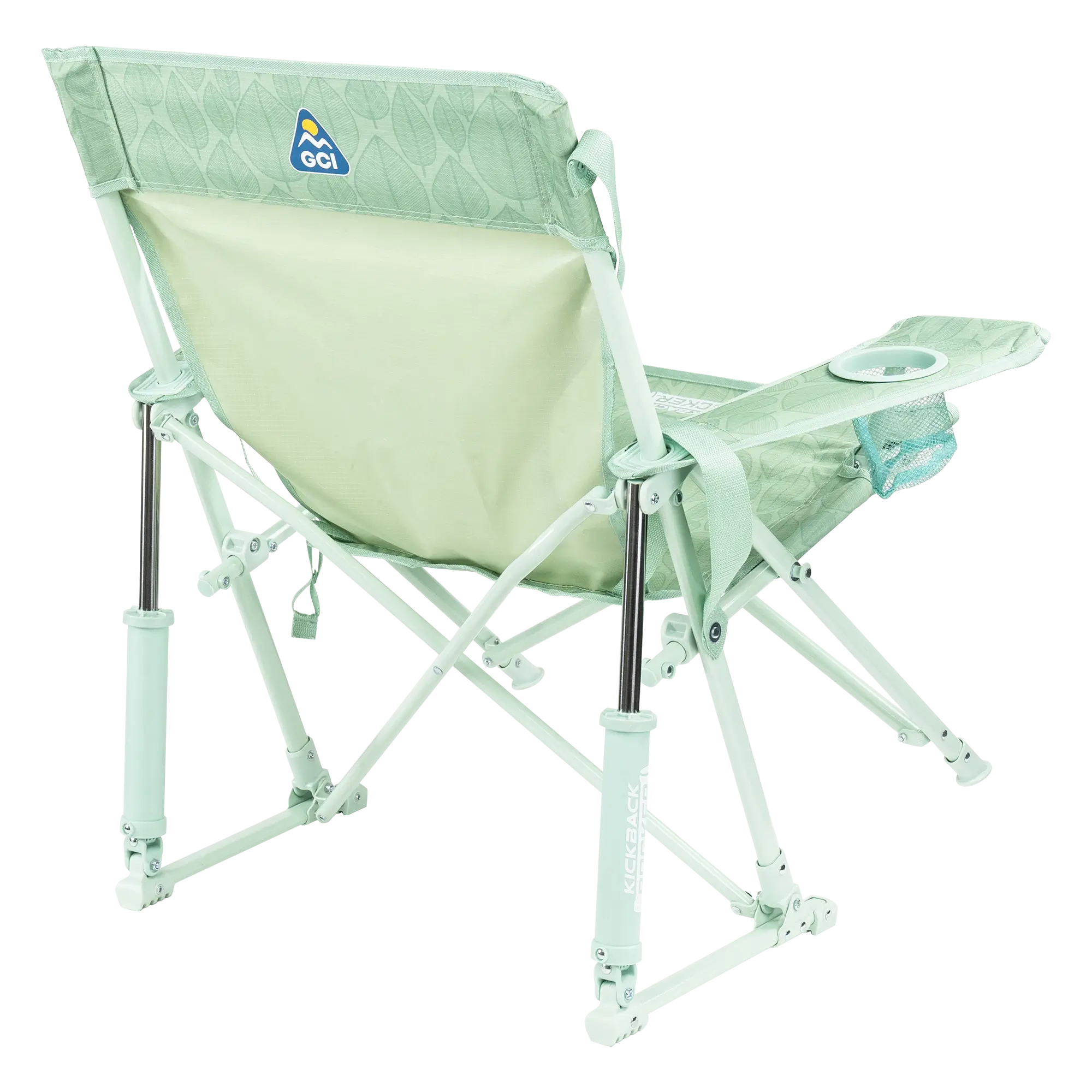 Heavy-Duty Freestyle Kickback Rocker - Choice 345 - Heavy-Duty Kickback Rocker with Beverage Holder Detail