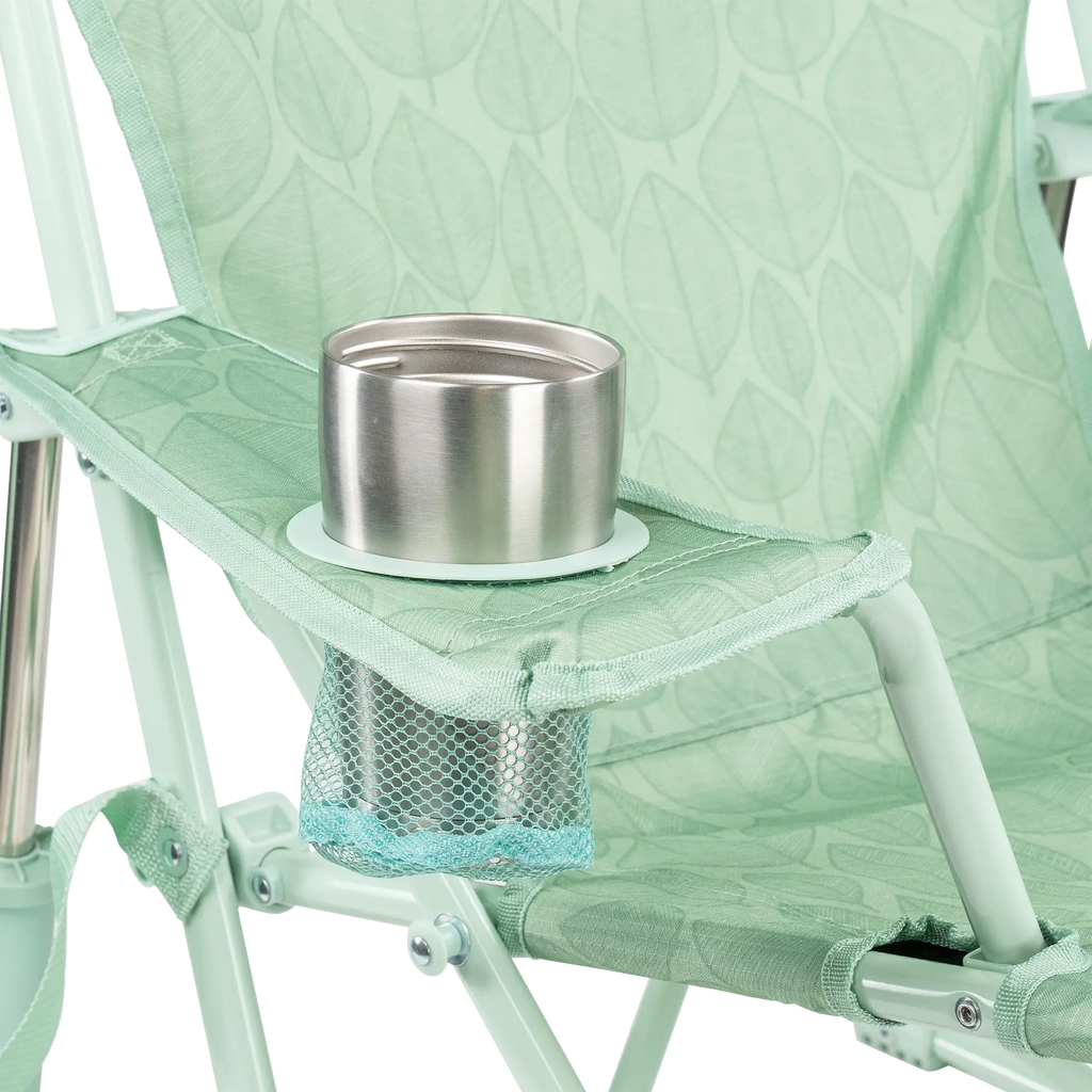 Heavy-Duty Freestyle Kickback Rocker - Choice 345 - Heavy-Duty Kickback Rocker with Beverage Holder Detail