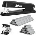 upgraded Metal Stapler Heavy Duty 50 Sheet Capacity with 1750 Staples for Daily Use