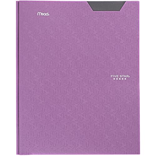 Five Star 2-Pocket Folder, Plastic Folder with Stay-Put Kit