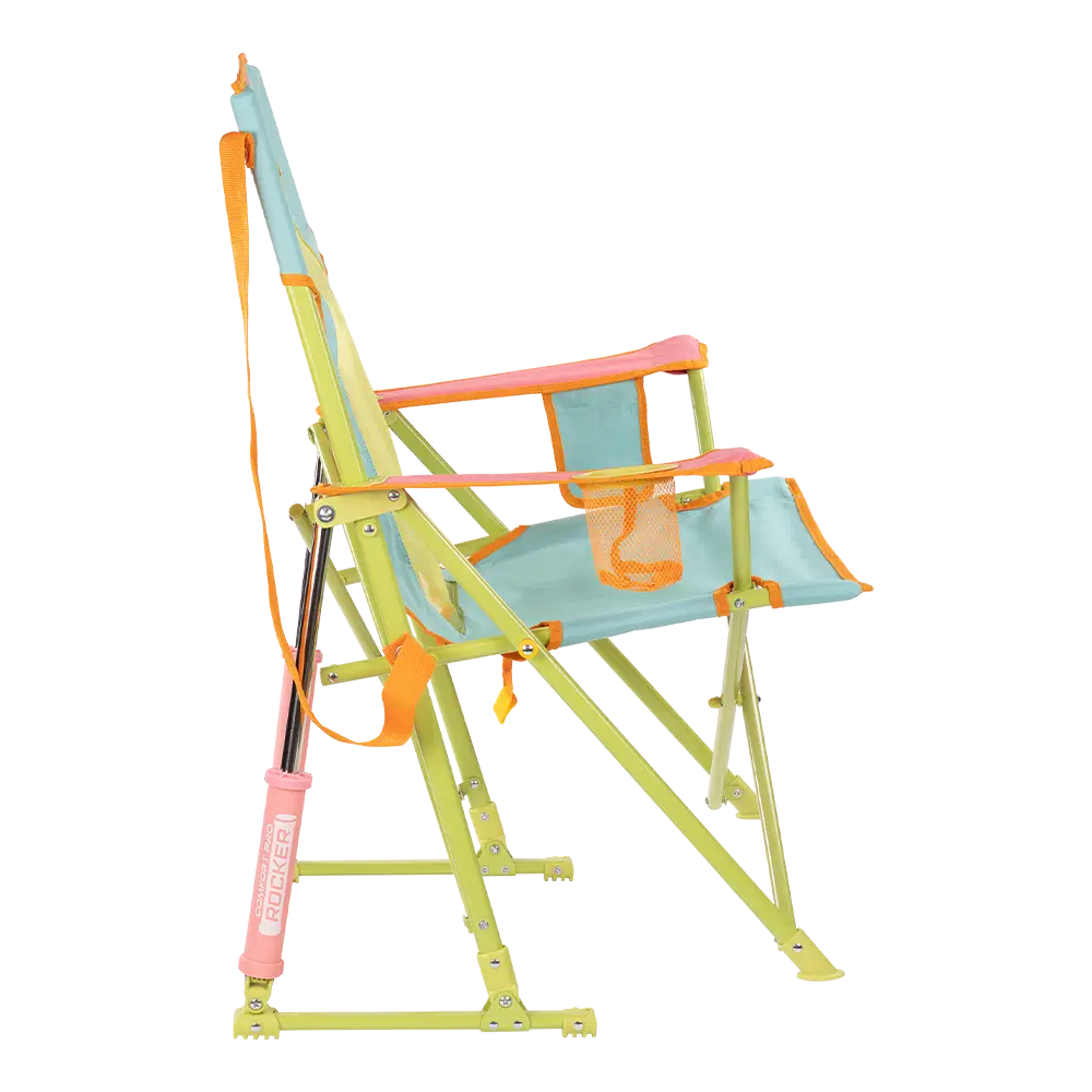 Smooth Motion Comfort Pro Rocker - Choice 375 - Heavy-Duty Kickback Rocker with Beverage Holder Detail