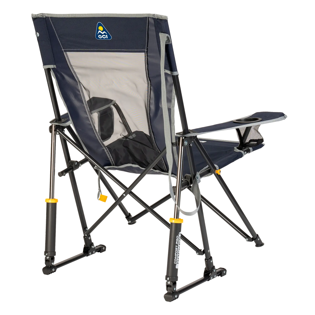 Smooth Motion Comfort Pro Rocker - Choice 375 - Heavy-Duty Kickback Rocker with Beverage Holder Detail