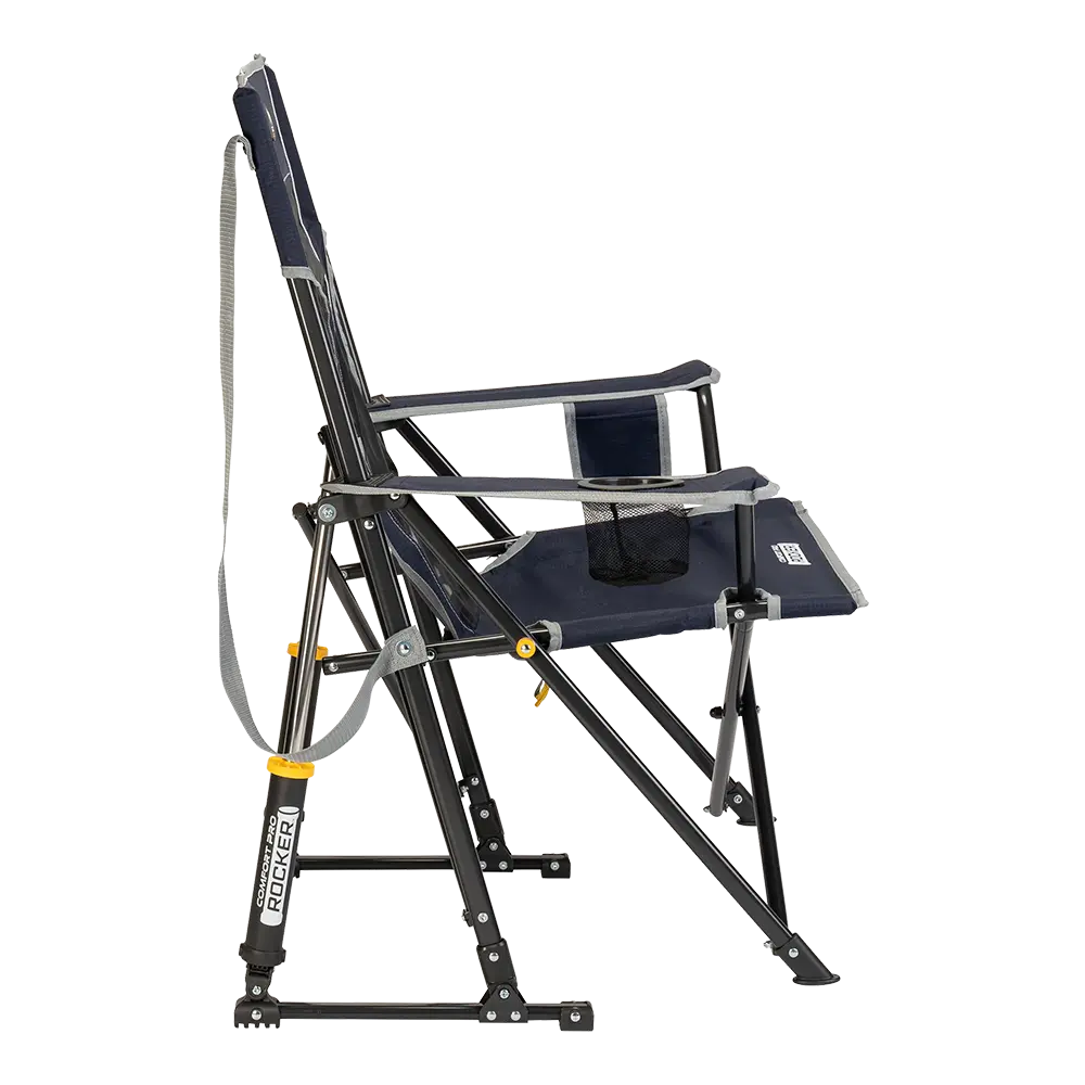 Smooth Motion Comfort Pro Rocker - Choice 375 - Heavy-Duty Kickback Rocker with Beverage Holder Detail