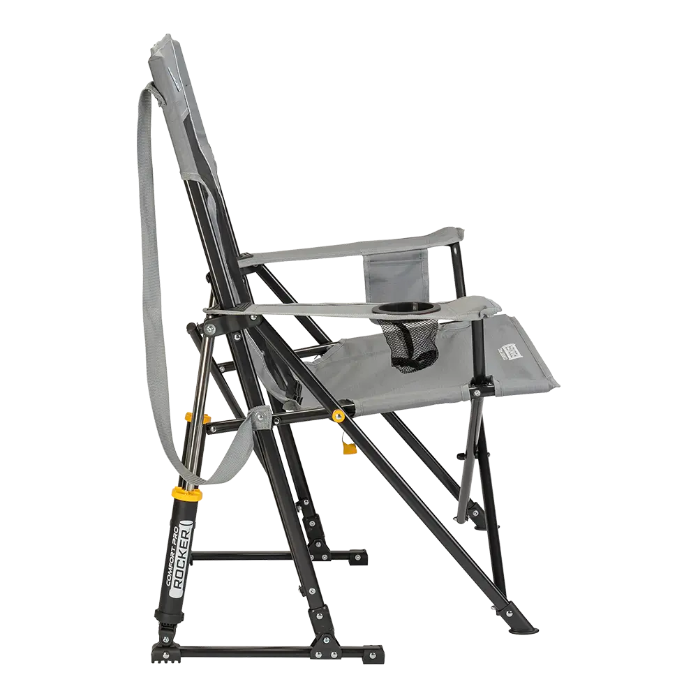 Smooth Motion Comfort Pro Rocker - Choice 375 - Heavy-Duty Kickback Rocker with Beverage Holder Detail