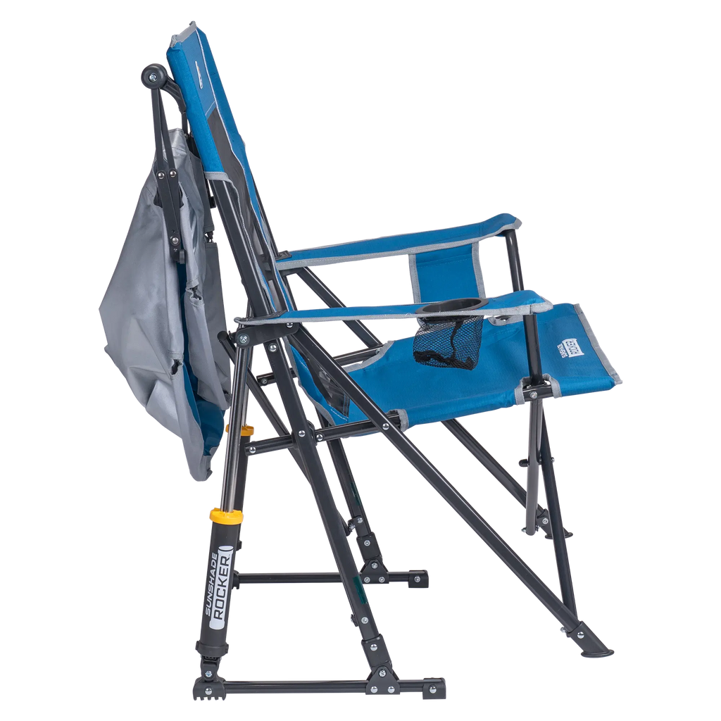 Patented Spring-Action SunShade Rocker - Choice 550 - Freestyle Rocker Portable Outdoor Folding Chair Detail