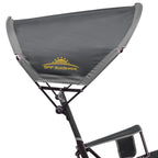 Patented Spring-Action SunShade Rocker - Choice 550 - Freestyle Rocker Portable Outdoor Folding Chair Detail