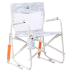 Patented Spring-Action Freestyle Rocker Elite - Choice 460 - Freestyle Rocker Portable Outdoor Folding Chair - Snow Camo