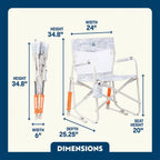 Patented Spring-Action Freestyle Rocker Elite - Choice 460 - Freestyle Rocker Portable Outdoor Folding Chair Detail
