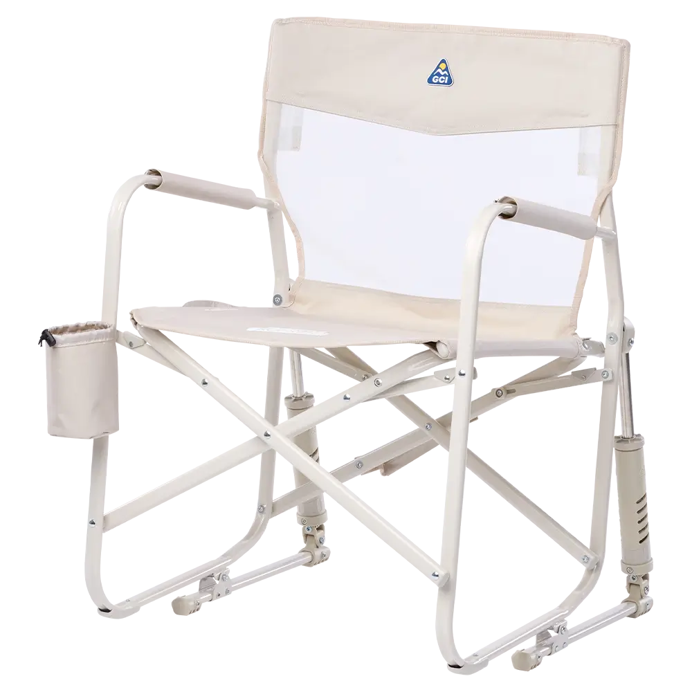 Patented Spring-Action Freestyle Rocker Elite - Choice 460 - Freestyle Rocker Portable Outdoor Folding Chair Detail