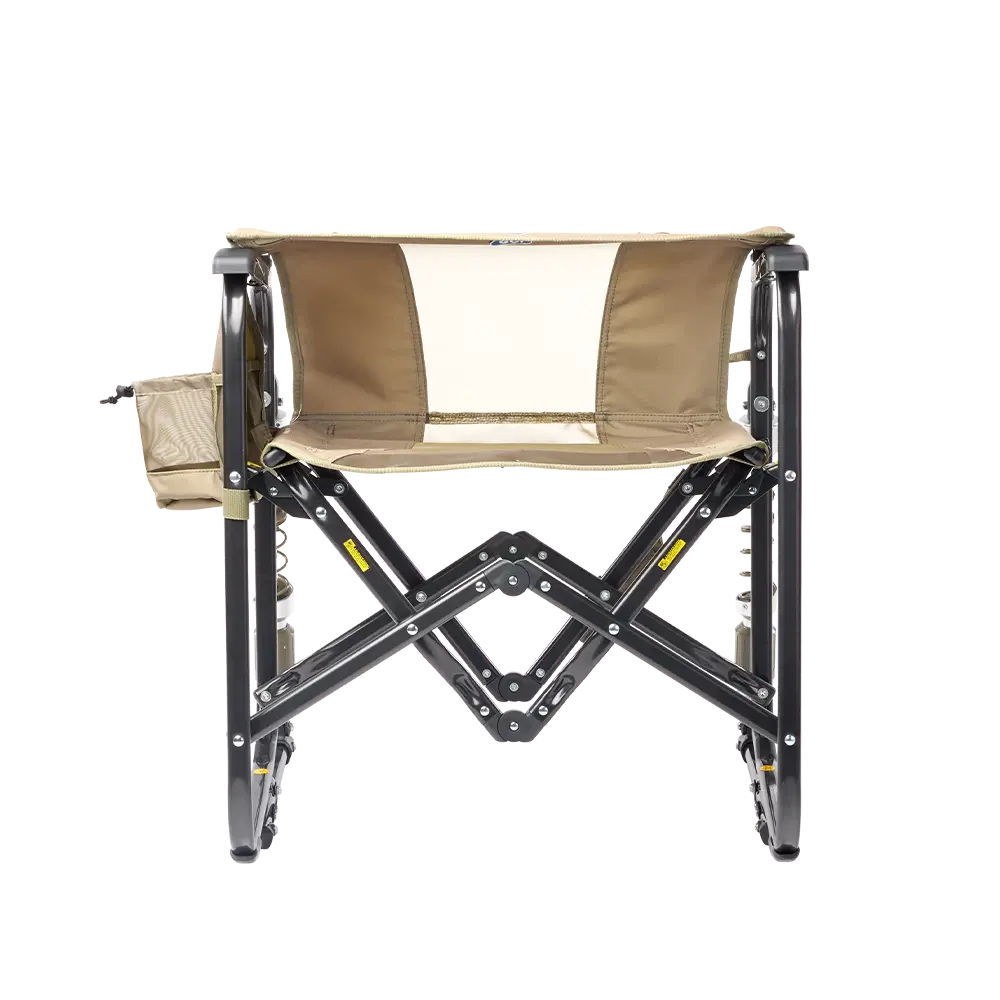 Patented Spring-Action Adjustable Rocker - Choice 573 - Patented Spring-Action Rocking Chair for Camping Detail