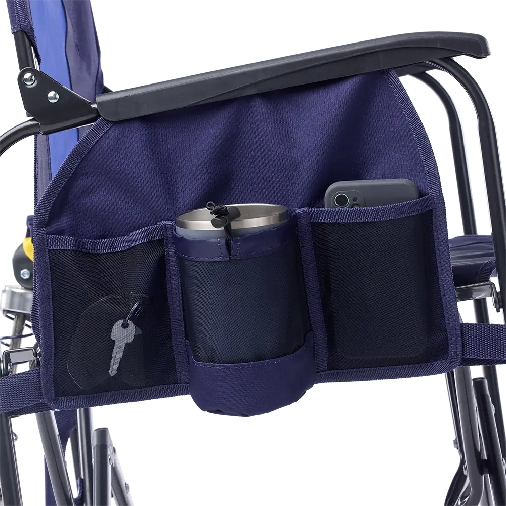 Patented Spring-Action Adjustable Rocker - Choice 573 - Patented Spring-Action Rocking Chair for Camping Detail
