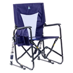 Patented Spring-Action Adjustable Rocker - Choice 573 - Patented Spring-Action Rocking Chair for Camping - Rich Blue