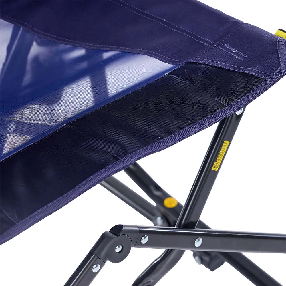 Patented Spring-Action Adjustable Rocker - Choice 573 - Patented Spring-Action Rocking Chair for Camping Detail