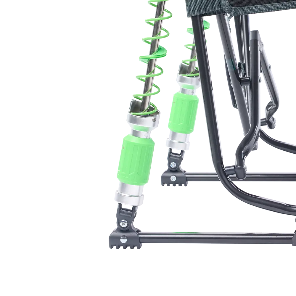 Patented Spring-Action Adjustable Rocker - Choice 573 - Patented Spring-Action Rocking Chair for Camping Detail