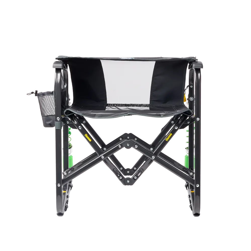 Patented Spring-Action Adjustable Rocker - Choice 573 - Patented Spring-Action Rocking Chair for Camping Detail