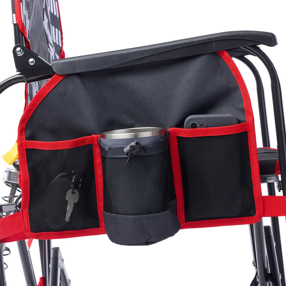 Patented Spring-Action Adjustable Rocker - Choice 573 - Patented Spring-Action Rocking Chair for Camping Detail