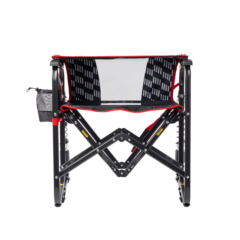 Patented Spring-Action Adjustable Rocker - Choice 573 - Patented Spring-Action Rocking Chair for Camping Detail
