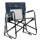 Patented Spring-Action Freestyle Rocker XL - Choice 552 - Freestyle Rocker Portable Outdoor Folding Chair - Indigo