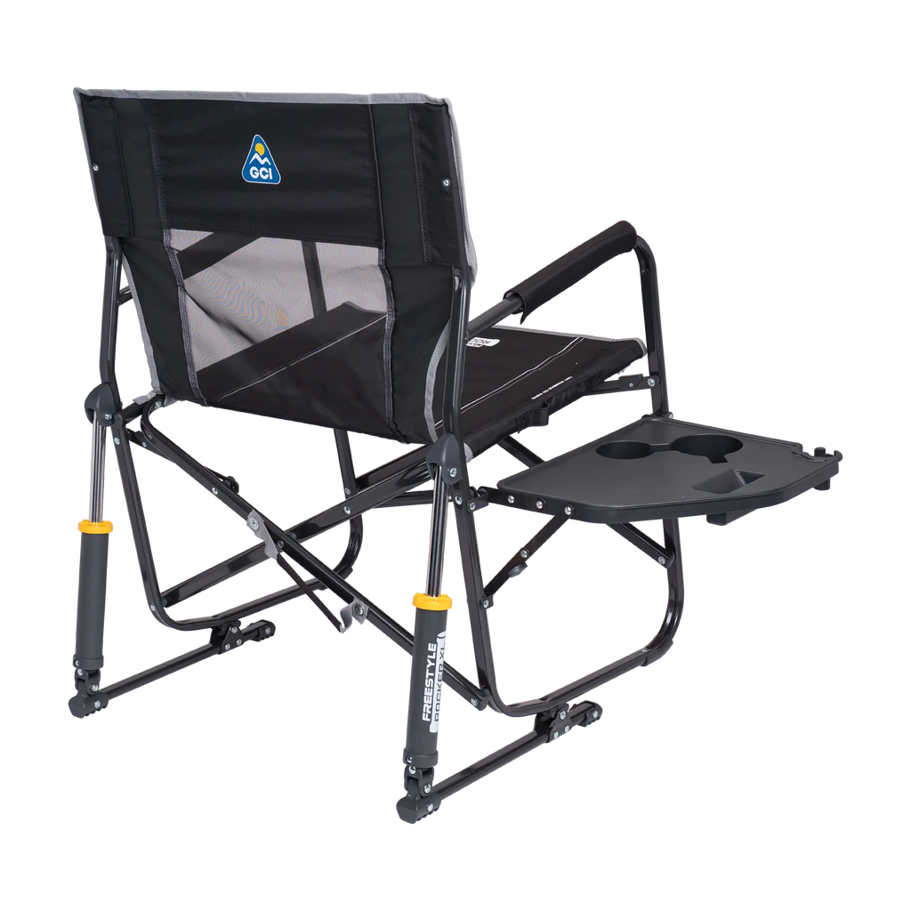 Smooth Motion Freestyle Rocker XL with Side Table - Choice 836 - Freestyle Rocker Portable Outdoor Folding Chair Detail