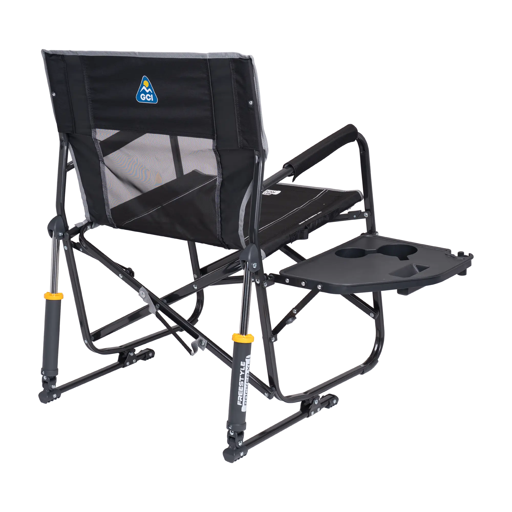 Smooth Motion Freestyle Rocker XL with Side Table - Choice 836 - Freestyle Rocker Portable Outdoor Folding Chair Detail