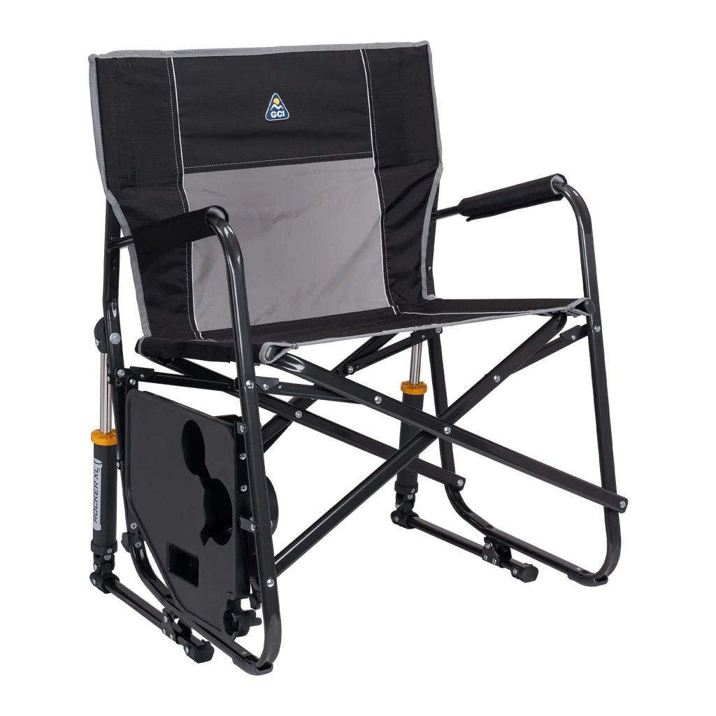 Smooth Motion Freestyle Rocker XL with Side Table - Choice 836 - Freestyle Rocker Portable Outdoor Folding Chair Detail