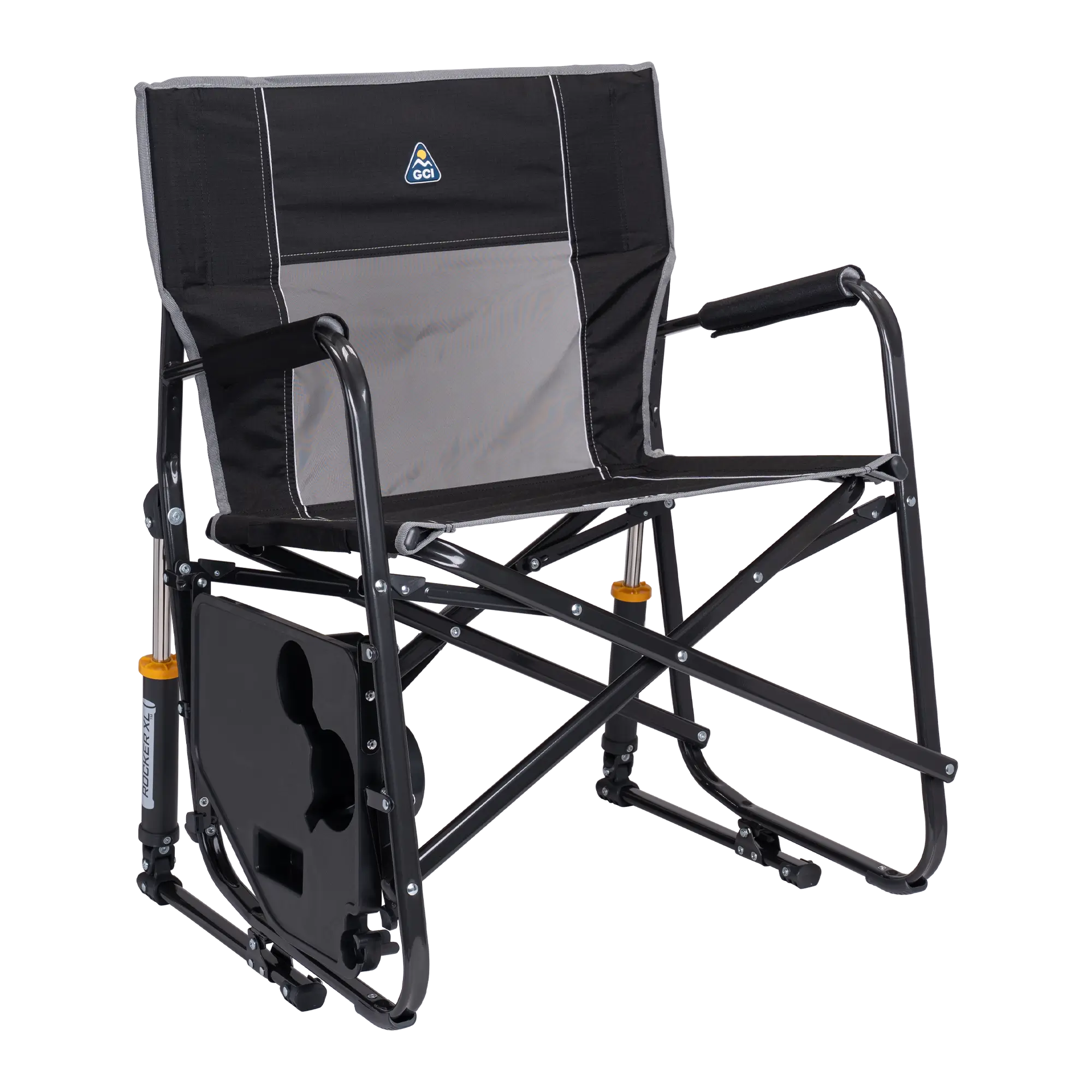Smooth Motion Freestyle Rocker XL with Side Table - Choice 836 - Freestyle Rocker Portable Outdoor Folding Chair Detail