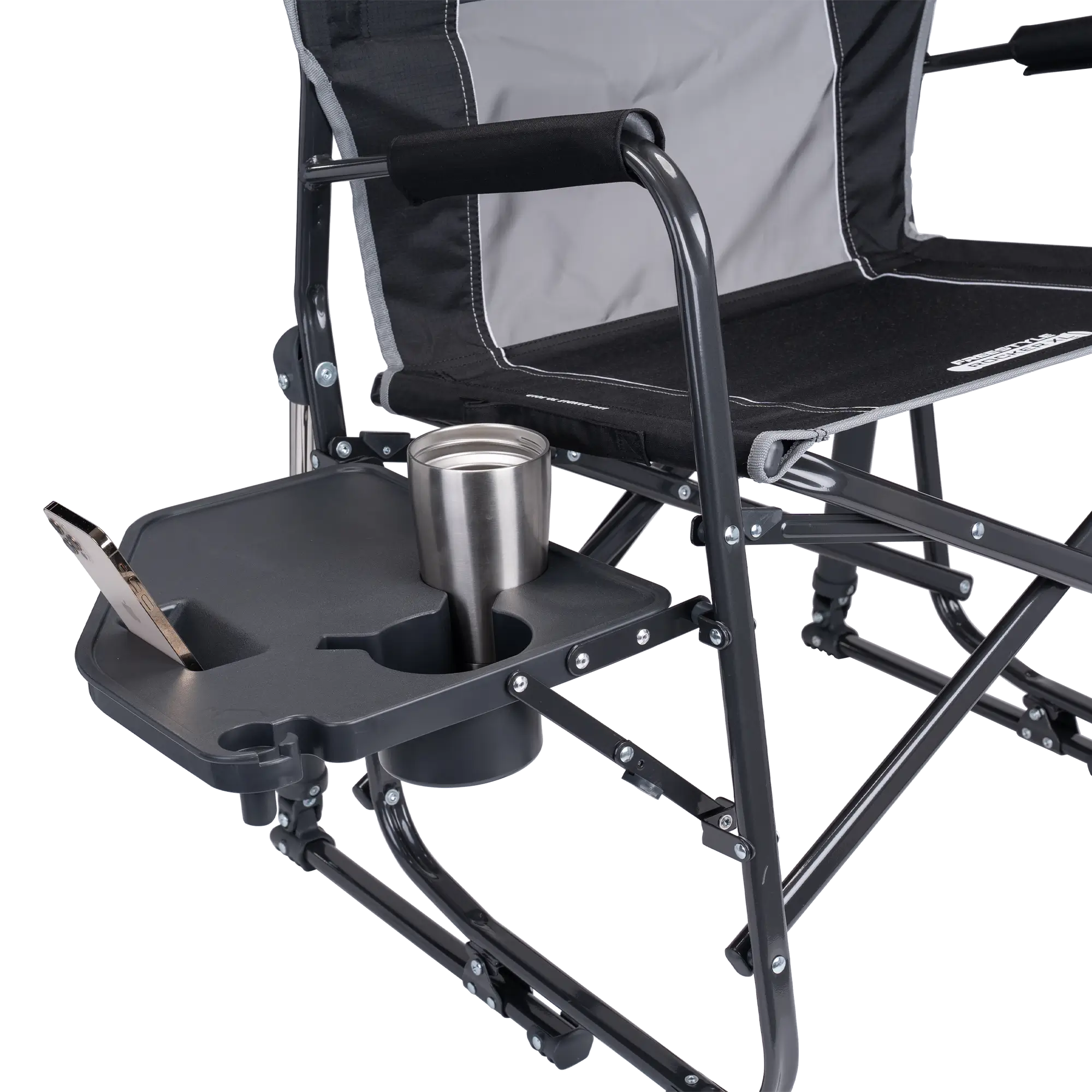 Smooth Motion Freestyle Rocker XL with Side Table - Choice 836 - Freestyle Rocker Portable Outdoor Folding Chair Detail