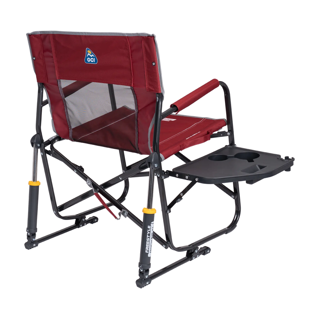 Smooth Motion Freestyle Rocker XL with Side Table - Choice 836 - Freestyle Rocker Portable Outdoor Folding Chair Detail