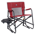 Smooth Motion Freestyle Rocker XL with Side Table - Choice 836 - Freestyle Rocker Portable Outdoor Folding Chair - Cinnamon