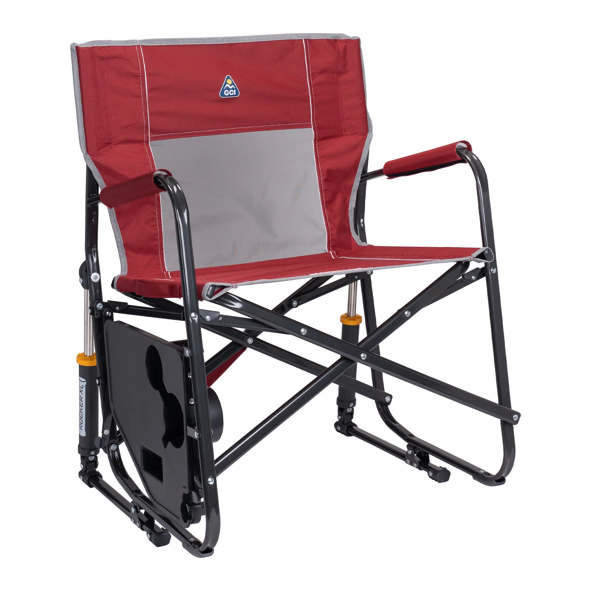 Smooth Motion Freestyle Rocker XL with Side Table - Choice 836 - Freestyle Rocker Portable Outdoor Folding Chair Detail