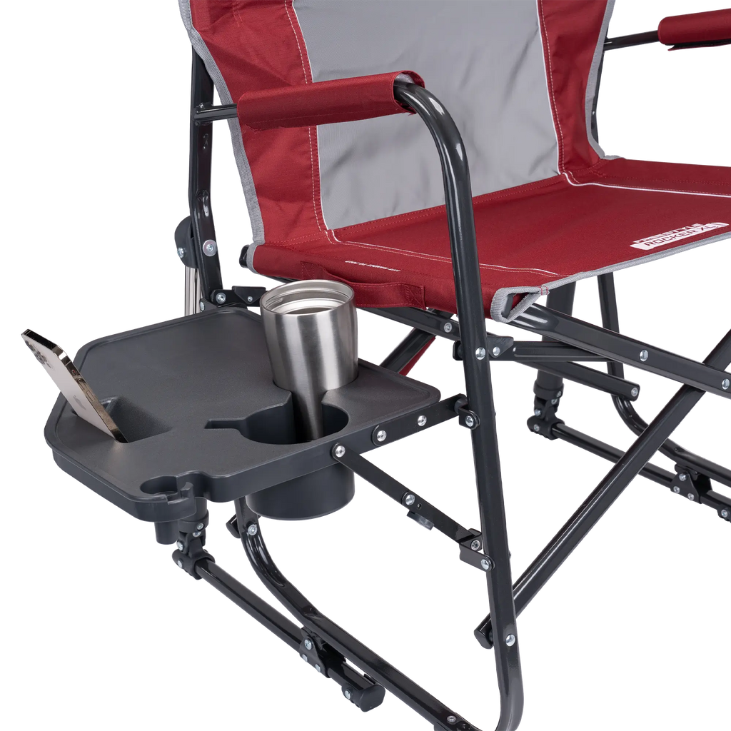 Smooth Motion Freestyle Rocker XL with Side Table - Choice 836 - Freestyle Rocker Portable Outdoor Folding Chair Detail
