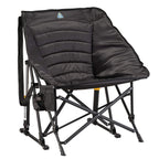 Smooth Motion Puff Rocker - Choice 731 - Freestyle Rocker Portable Outdoor Folding Chair - Black