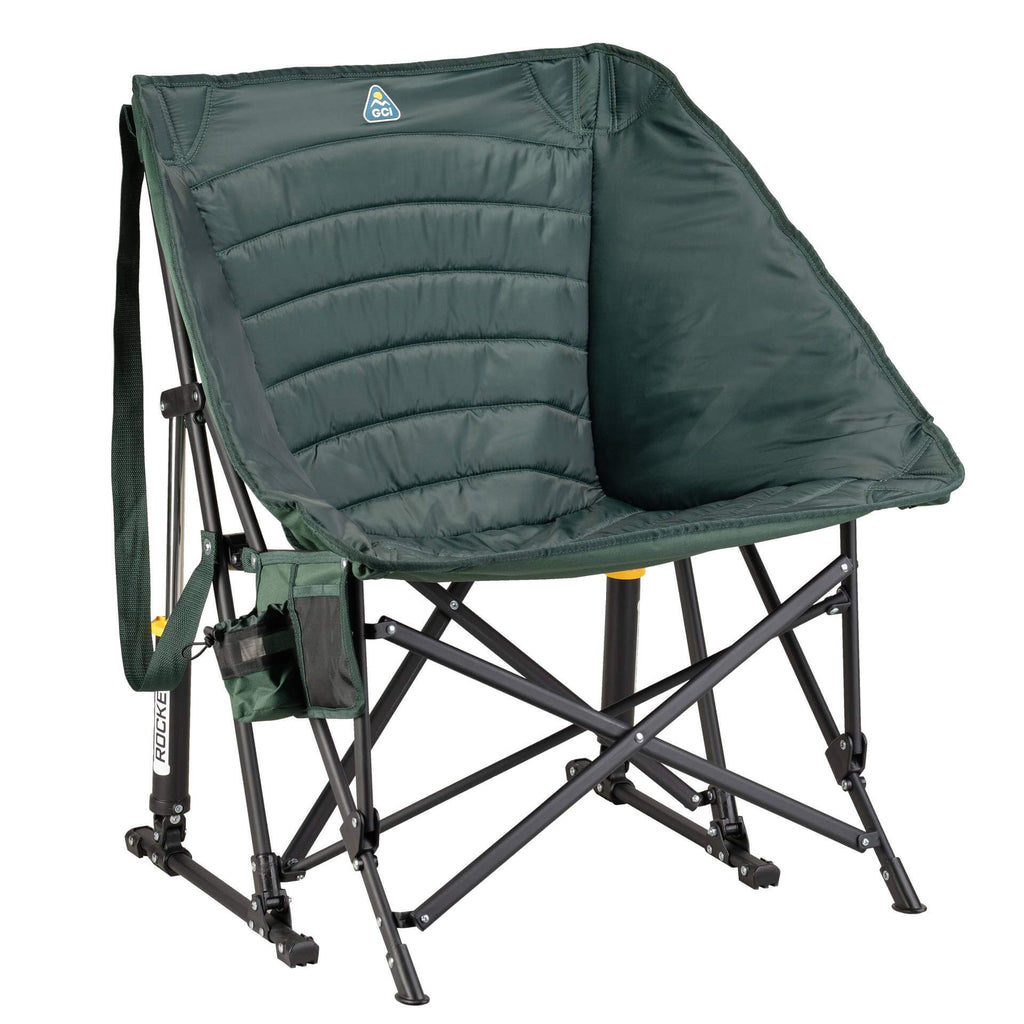 Smooth Motion Puff Rocker - Choice 731 - Freestyle Rocker Portable Outdoor Folding Chair - Hunter