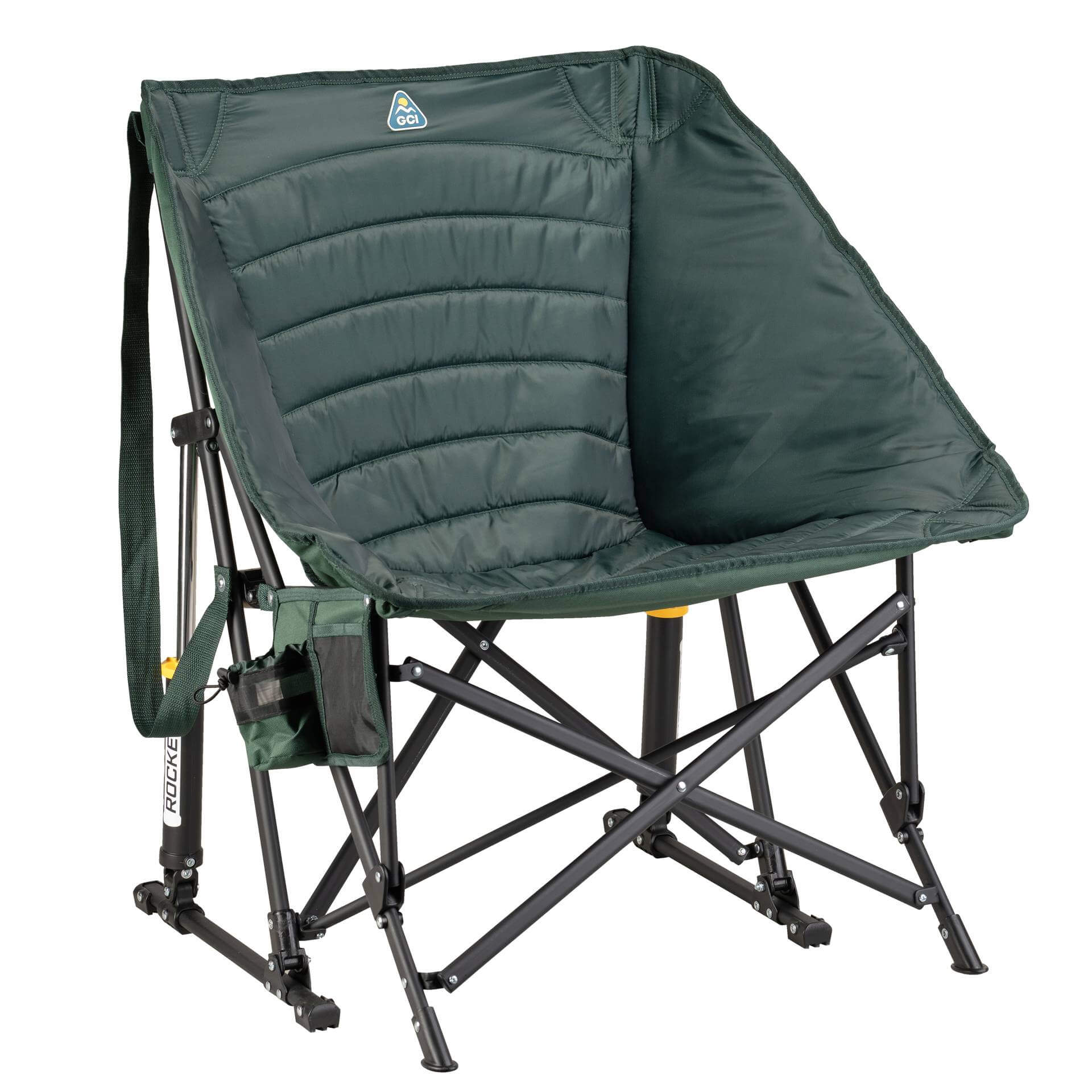 Smooth Motion Puff Rocker - Choice 731 - Freestyle Rocker Portable Outdoor Folding Chair - Hunter