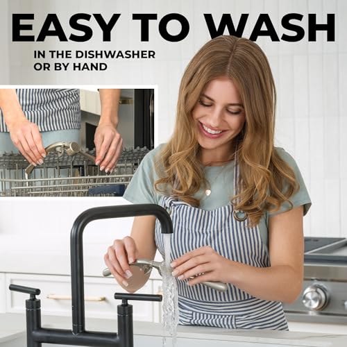 upgraded Zulay Kitchen upgraded Garlic Press Set - Rust Essentials