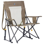 Heavy-Duty Freestyle Comfort Pro Rocker XL - Choice 107 - Heavy-Duty Kickback Rocker with Beverage Holder - Heathered Aged Fatigue