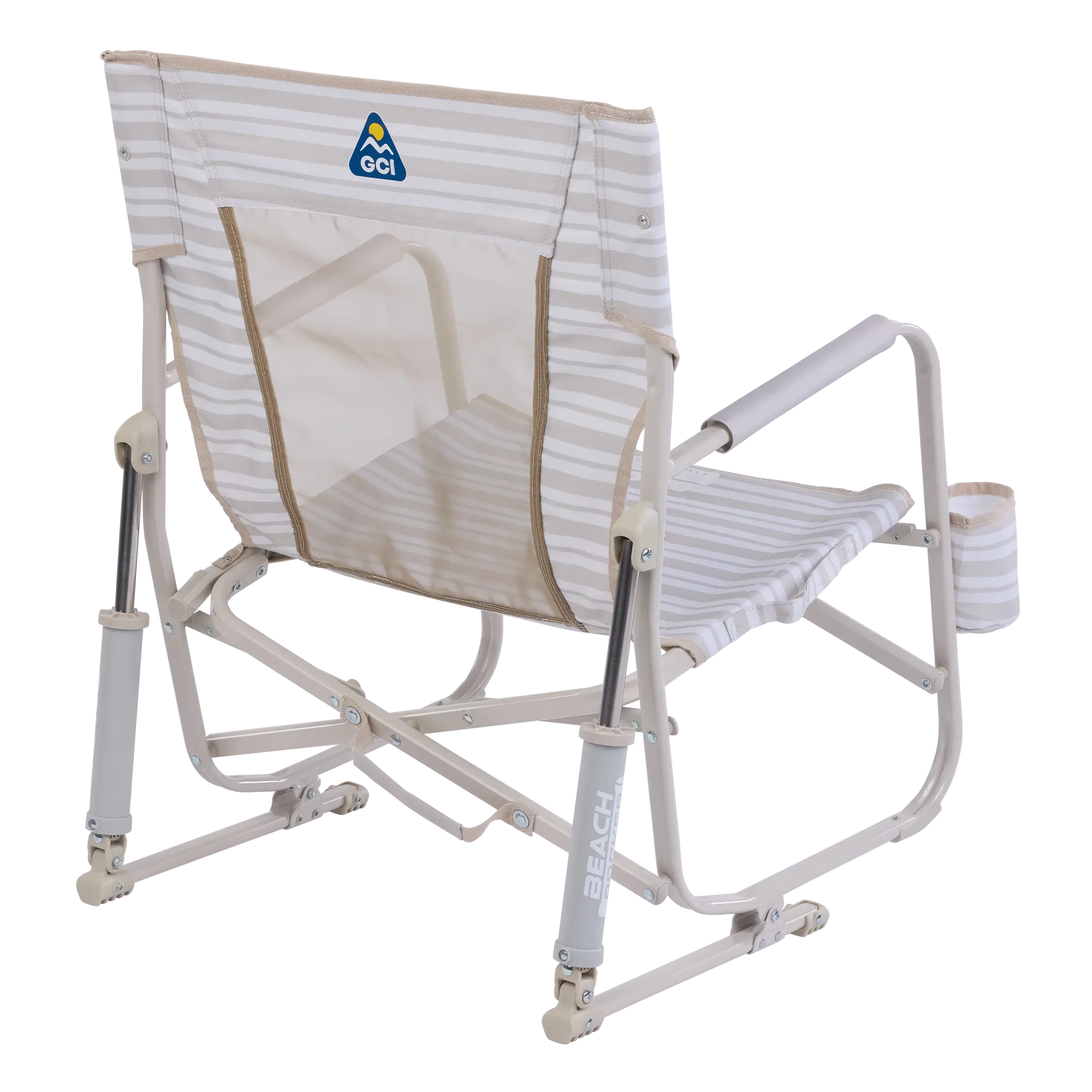 Luxury Camp Beach Rocker - Choice 712 - Freestyle Rocker Portable Outdoor Folding Chair Detail