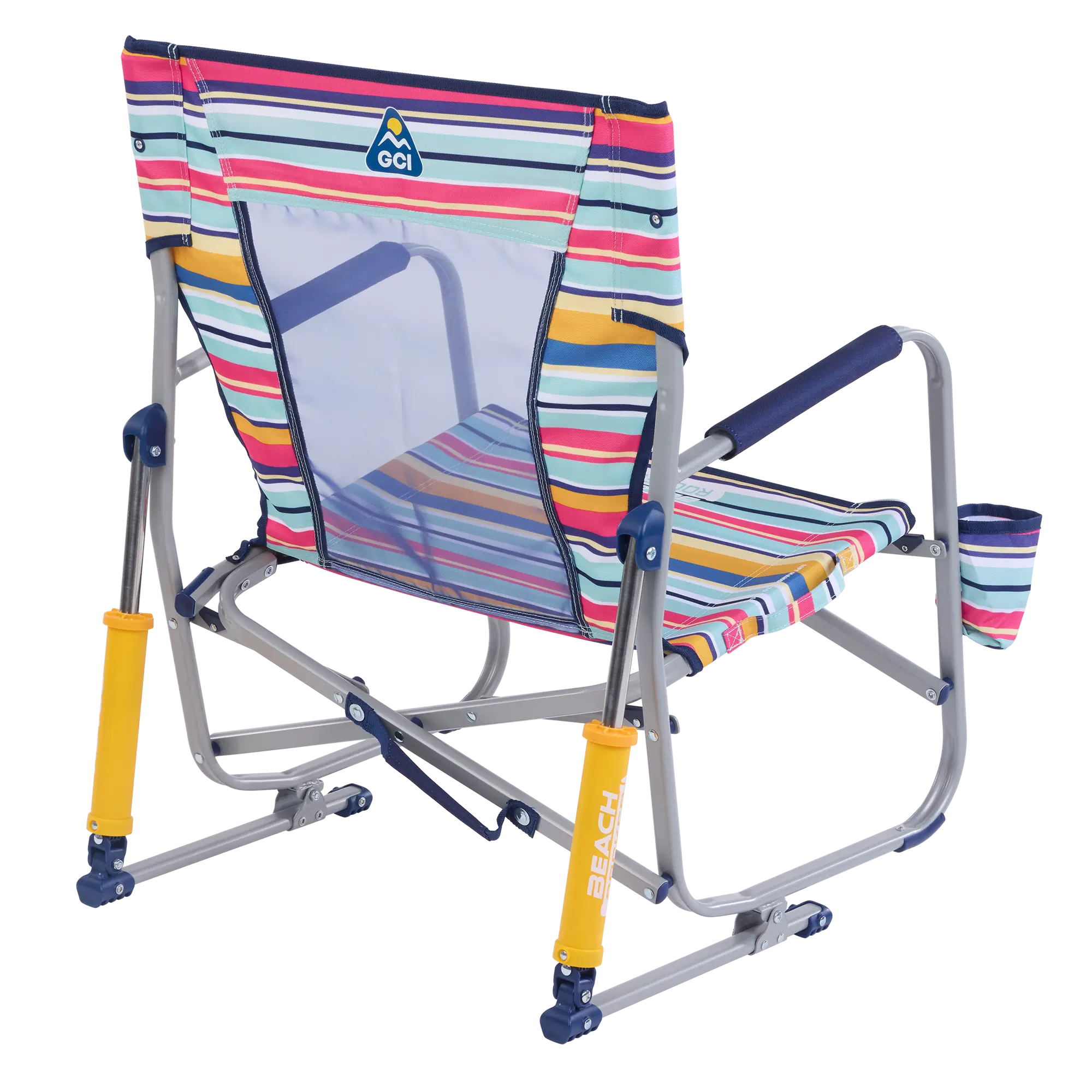 Luxury Camp Beach Rocker - Choice 712 - Freestyle Rocker Portable Outdoor Folding Chair Detail
