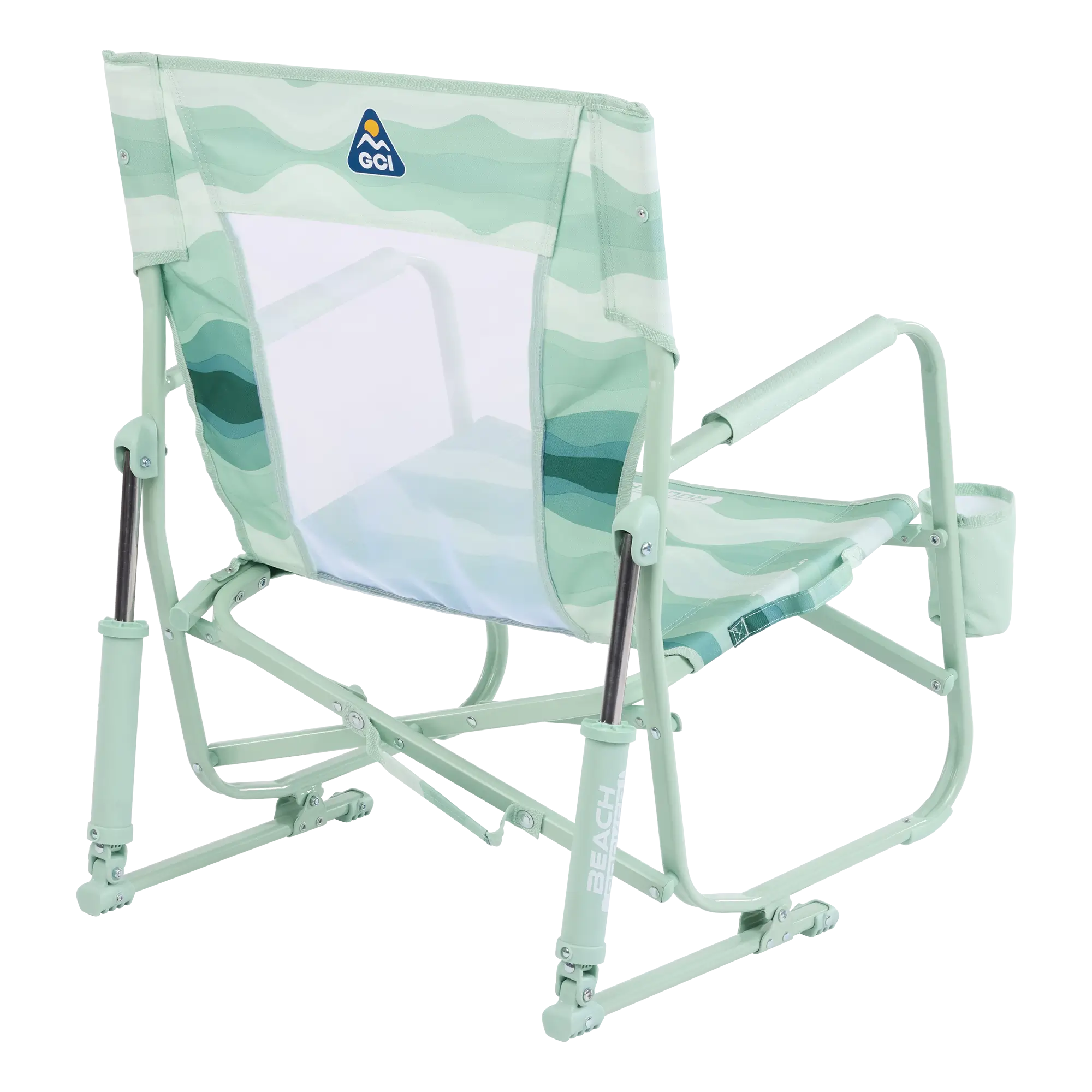 Luxury Camp Beach Rocker - Choice 712 - Freestyle Rocker Portable Outdoor Folding Chair Detail