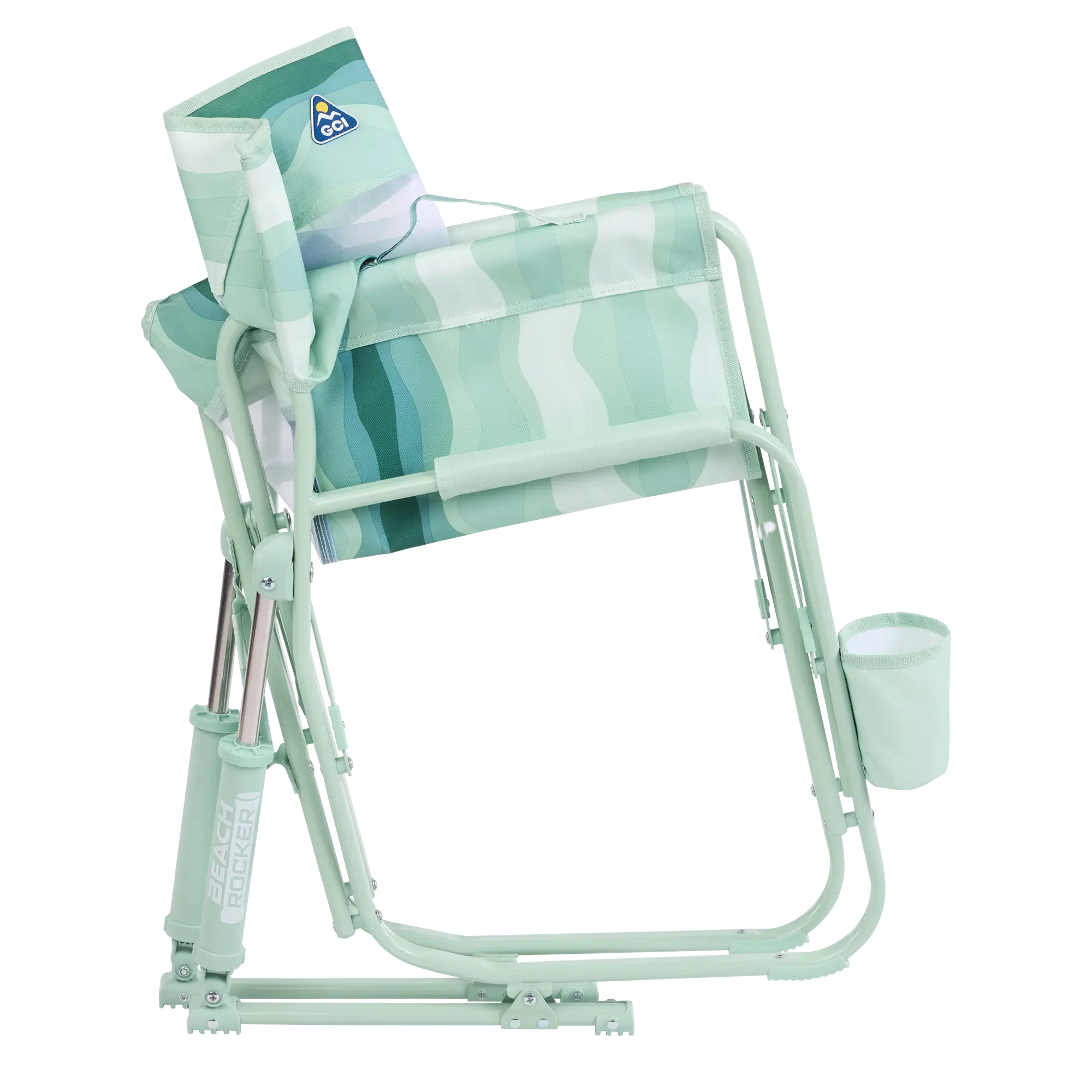 Luxury Camp Beach Rocker - Choice 712 - Freestyle Rocker Portable Outdoor Folding Chair Detail
