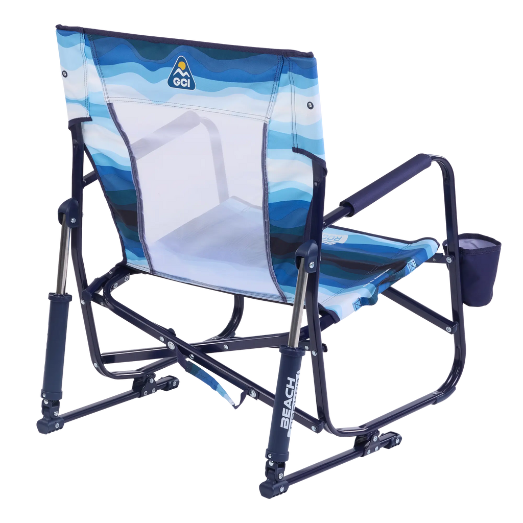 Luxury Camp Beach Rocker - Choice 712 - Freestyle Rocker Portable Outdoor Folding Chair Detail