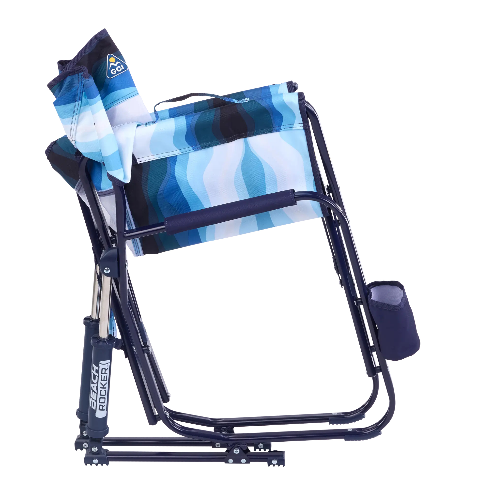 Luxury Camp Beach Rocker - Choice 712 - Freestyle Rocker Portable Outdoor Folding Chair Detail