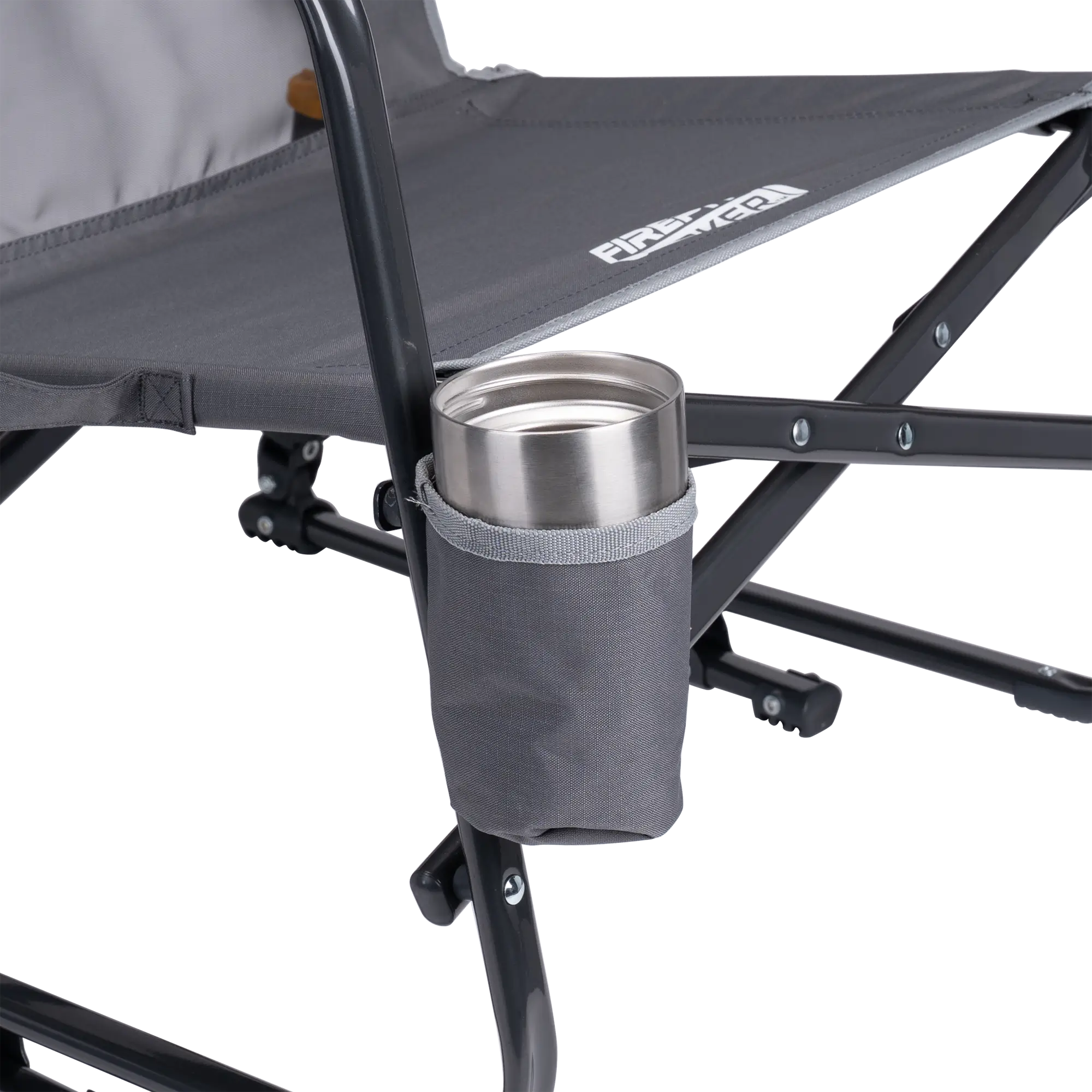 Premium All-Weather FirePit Rocker - Choice 737 - RoadTrip Rocker Smooth Motion Camp Chair Detail